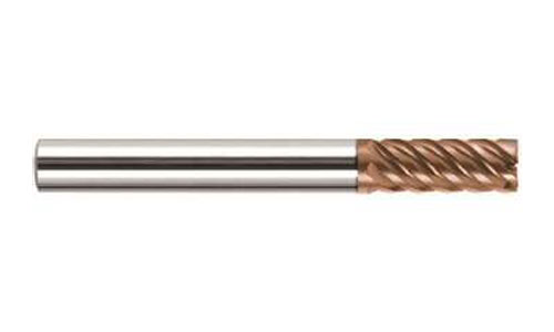 6 Flute Flat End Mill