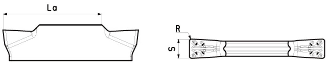 Parting And Grooving Insert